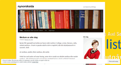 Desktop Screenshot of nynorsksida.com