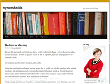Tablet Screenshot of nynorsksida.com